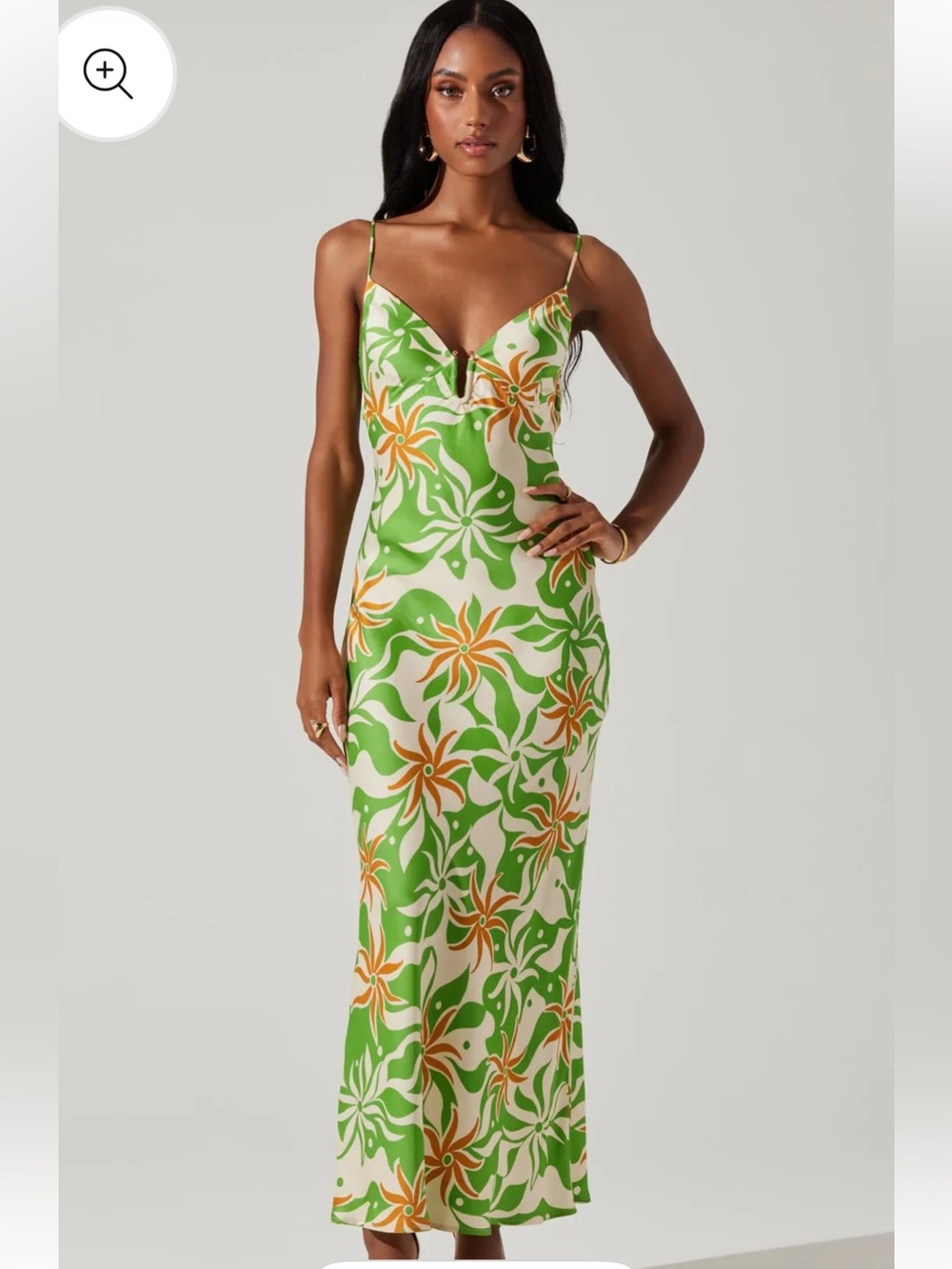 ASTR the Label Lysandra Open Back Maxi Dress